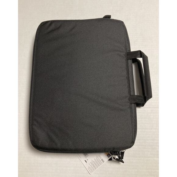 Case Logic Padded Zipper Case for 15.6” Laptop Canvas Outer Shell Black NWT - Picture 3 of 8